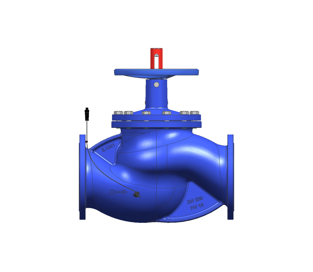 KSB Strangregulierventil BOA-Control IMS EN-GJL-250 (5.1301), PN16, DN300 - Art. 48229660