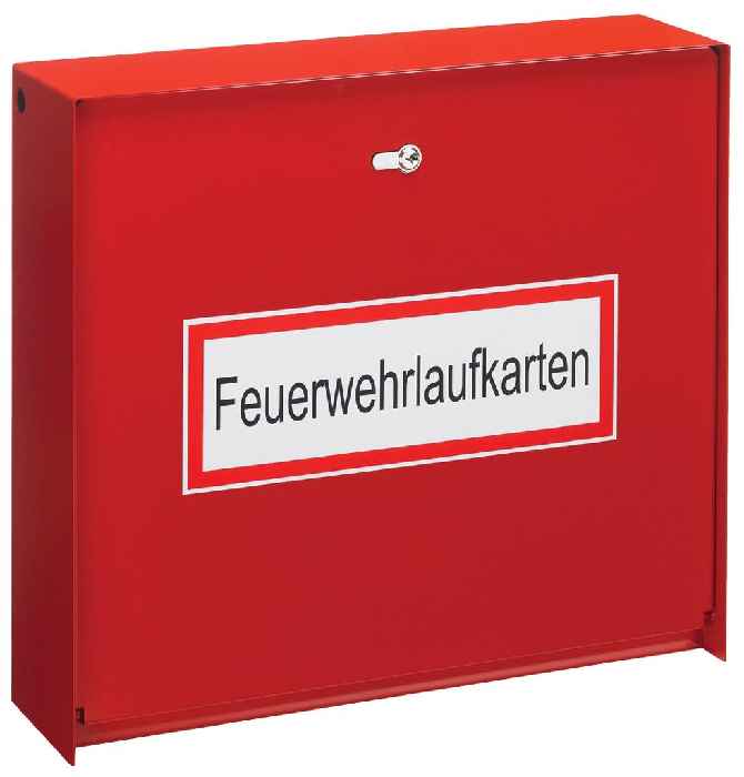 Hertek Feuerwehrlaufkartendepot A3 (für 130 Laufkarten, geschlossen für PHZ, Metall) - Art. BWP579