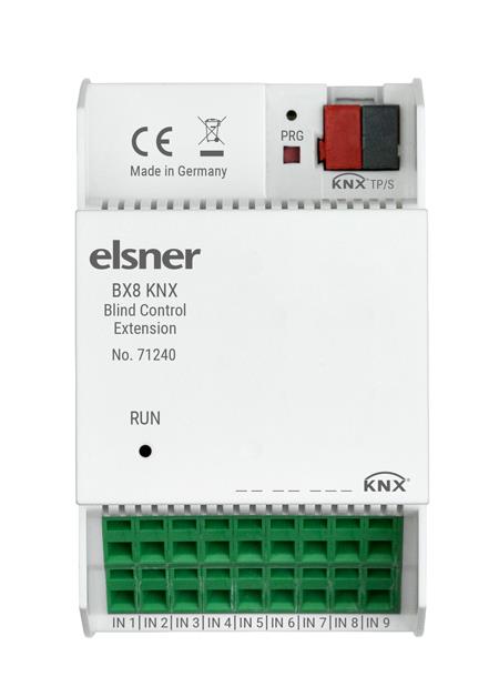 Elsner Elektronik Gebäudeautomation Erweiterung für Beschattungssteuerung BX8 KNX - Art. 71240