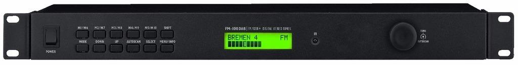NSC Sicherheitstechnik 19" DAB+ und FM Stereo-Tuner 1HE - Art. S03025-00