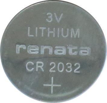 ABI-Sicherheitssysteme Lithium Batterie RENATA CR 2032 - Spannung 3 V - Art. VCR2032