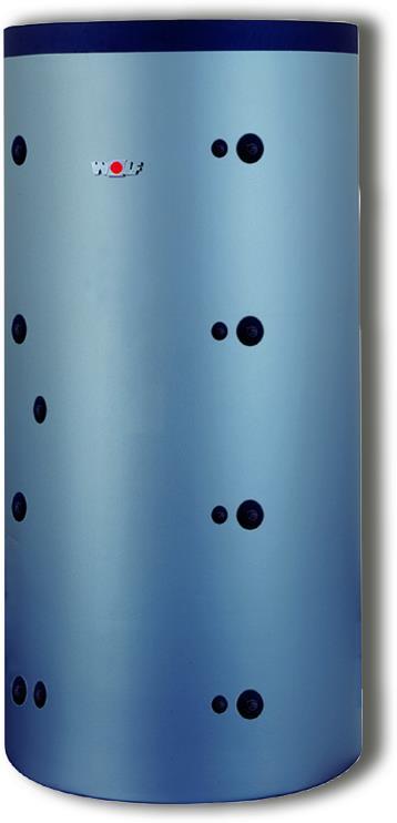 Wolf  Pufferspeicher SPU-2-W 1500 mit Glattrohrwärmetauscher -Art. 2483052