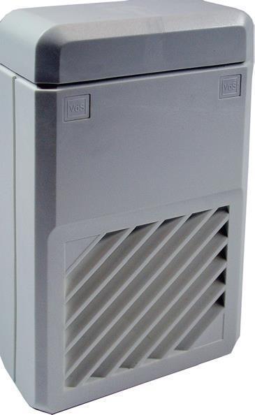 ABI-Sicherheitssysteme Akustischer Extern-Signalgeber - Kunststoffgehäuse, silber - Art. 31600405