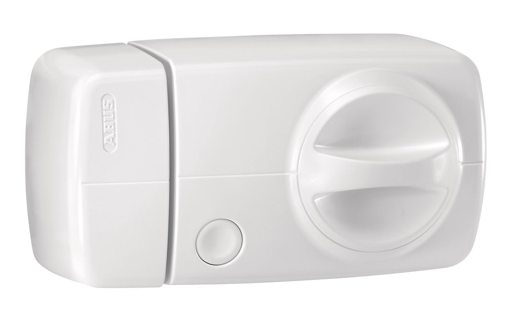 ABUS ABUS FUFT50011W Secvest Funk-Türzusatzschloss mit Drehknauf – 7010 E (weiß) - Art. FUFT50011W