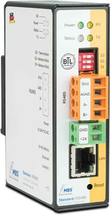 Hertek Multi-Protokoll-Gateway (für bis zu 1.000 Datenpunktverbindungen) - Art. BMS151