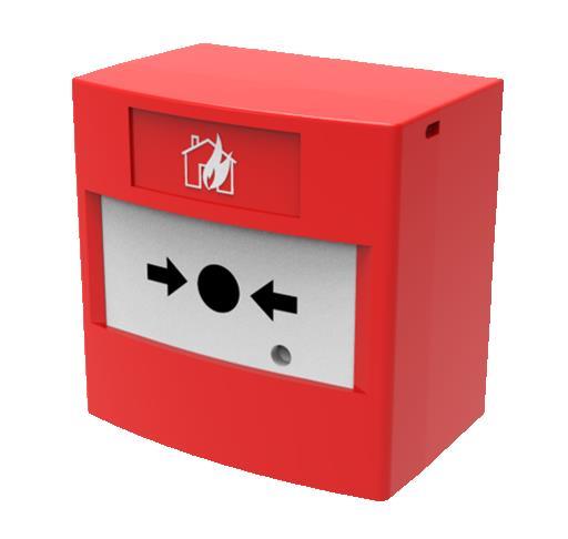 NSC Sicherheitstechnik Adressierbarer Funk-Handfeuermelder EK-WL8-CP - Art. B05823-00