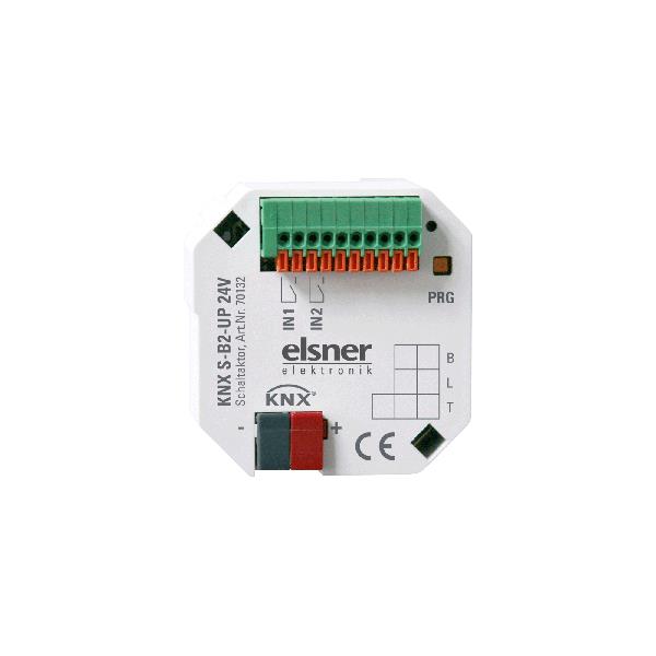 Elsner Elektronik Gebäudeautomation Beschattungs/Fenster-Aktor KNX S-B2-UP 24 V DC - Art. 70132