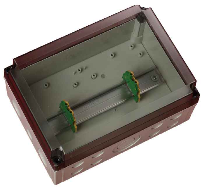 Hertek Kunststoffgehäuse (für 6-10 Einbaumodule, IP66) - Art. BRT391