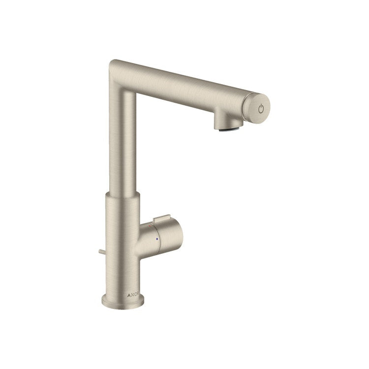 Axor Einhebelmischer für Waschtisch Select 220, mit Pop-up-Ablaufgarnitur, gebürstete Nickel-Oberfläche UNO 45016820