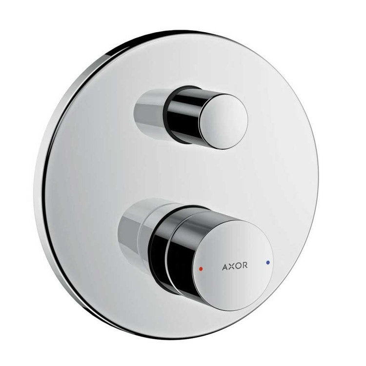 Axor Einhebel-Wannenmischer, Einbau, mit Nullgriff und Rückflussverhinderer, Chromoberfläche UNO 45407000