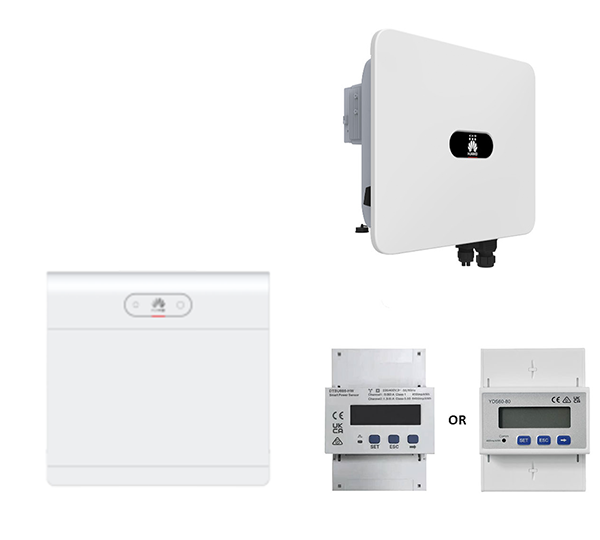 HUAWEI HV-Speichersystem, 6,9 kWh nutzbar, 3-phasig, LUNA2000-7-S1 + SUN2000-12K-MB0