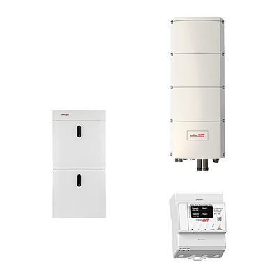 SOLAREDGE LV-Speichersystem, 9,2 kWh nutzbar, 3-phasig, Home Battery LV 9.2 + SE8K-RWB48BFN4