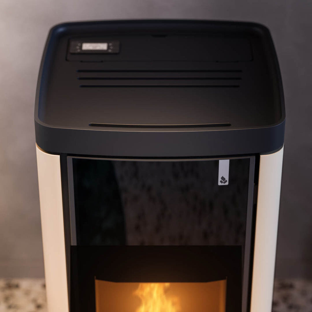 Girolami Soft 22 avorio – Holzofen (wasserführend), 22 kW, Elfenbein