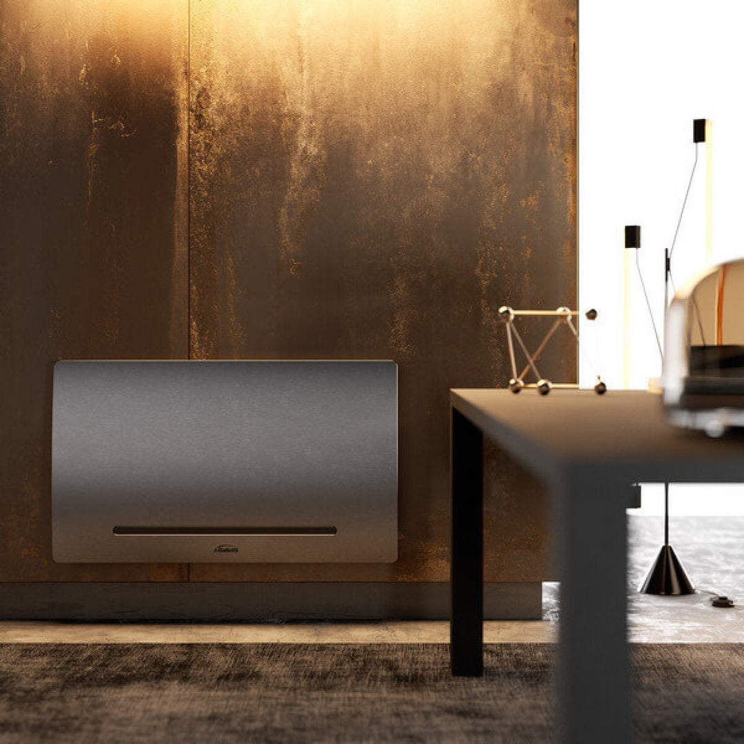 Galletti ART-U Metallic Skin Grey 10 – Gebläsekonvektor (Bodengerät), 1,4/1,08 kW, Inverter