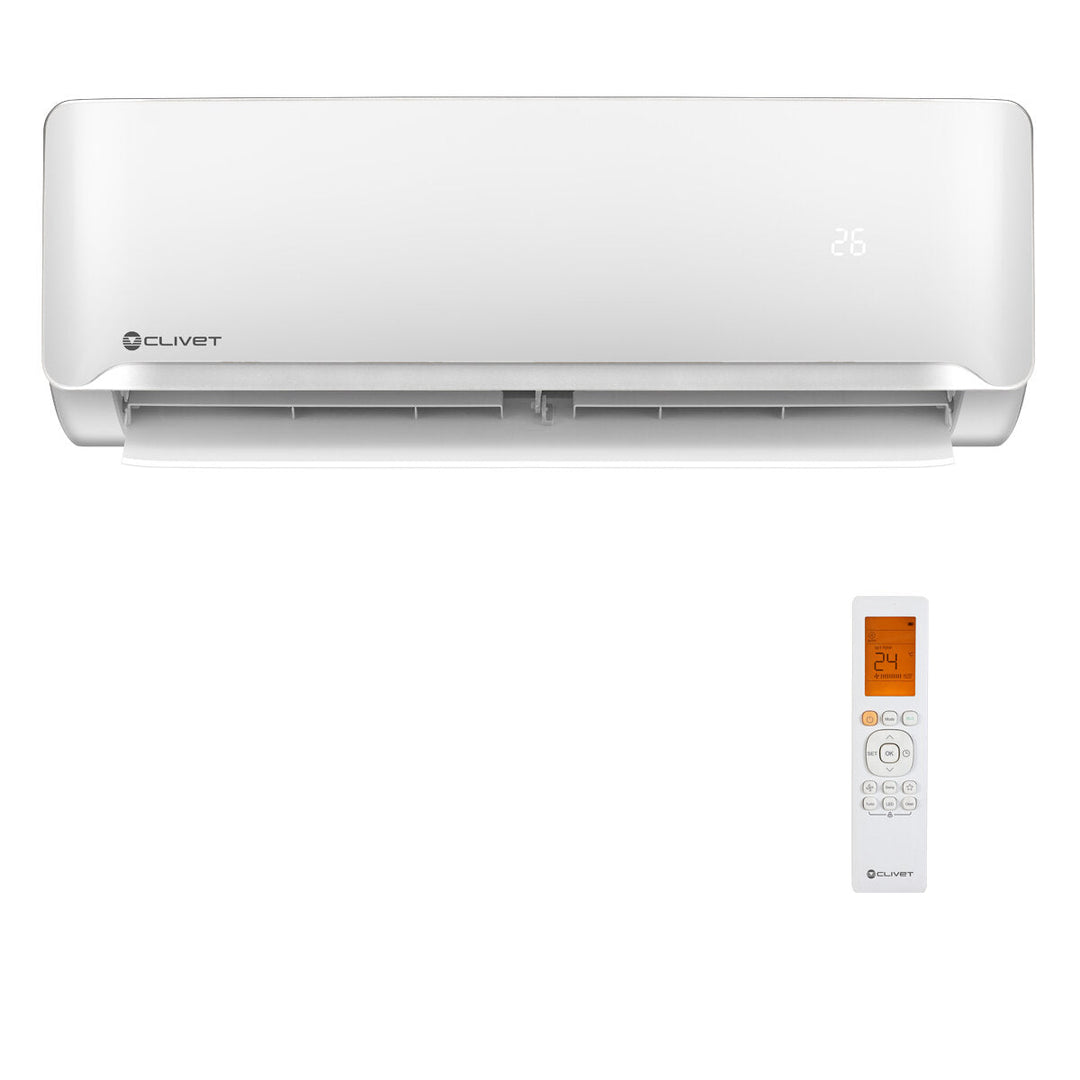 Clivet Essential 2 12000+12000+24000 BTU – Multisplit-Klimagerät (3 Innengeräte), 10/10,7 kW, R32, A++/A
