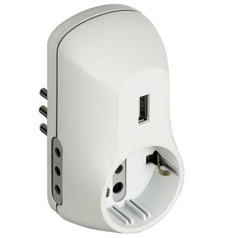 Bticino S3613DU Adapter Steckdosen-Adapter Zubehör 250 V