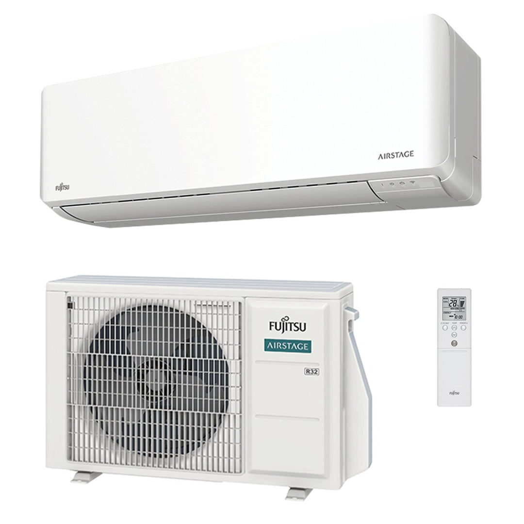 Fujitsu Serie KMCG WiFi 9000 BTU – Split-Klimagerät, 2,5/2,8 kW, R32, A++/A++, WLAN