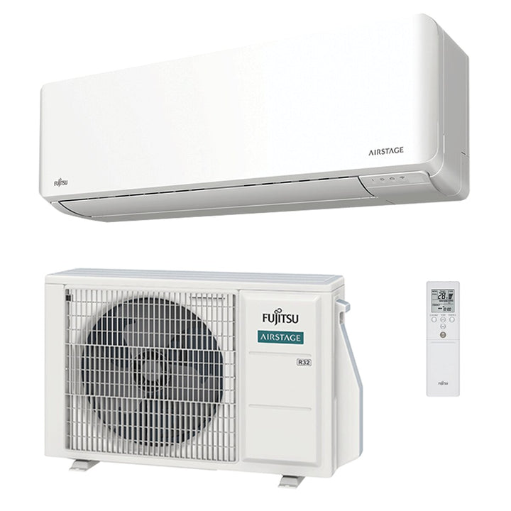 Fujitsu Serie KMCG WiFi 9000 BTU – Split-Klimagerät, 2,5/2,8 kW, R32, A++/A++, WLAN
