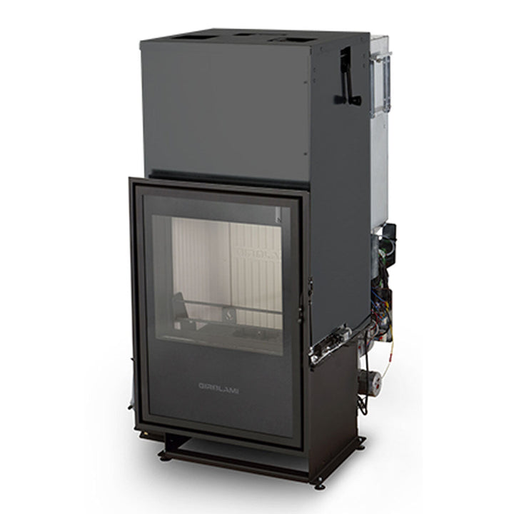 Girolami TI 34 vertikal – Mehrstoff-Heizkamin, 31 kW