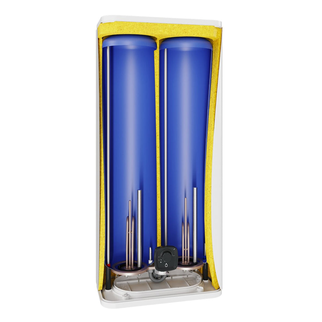 Atlantic Vertigo Access V25 vertikal/Horizontal – Elektrischer Warmwasserspeicher, 50 Liter, Energieeffizienzklasse B