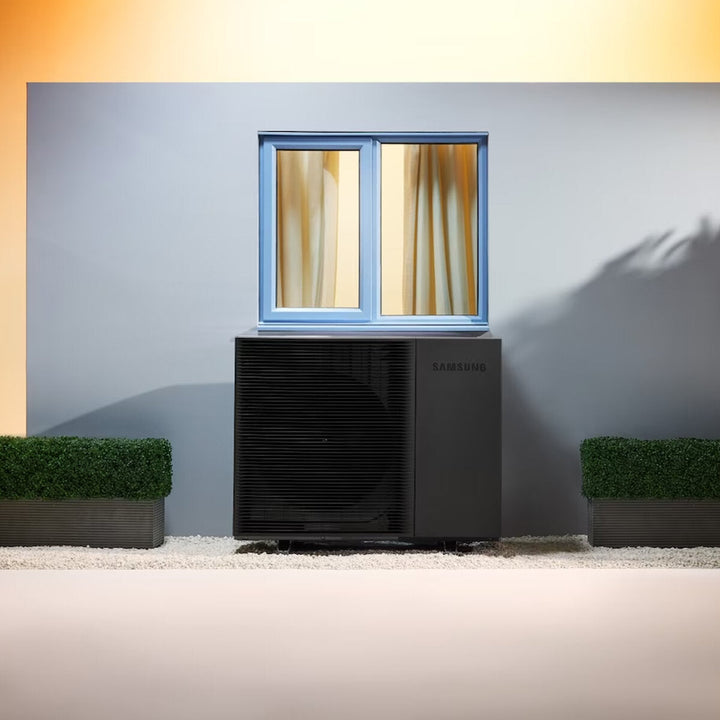 Samsung EHS Mono HT Quiet – Luft-Wasser-Wärmepumpe (Monoblock), 12 kW, R32, A++, Wechselstrom