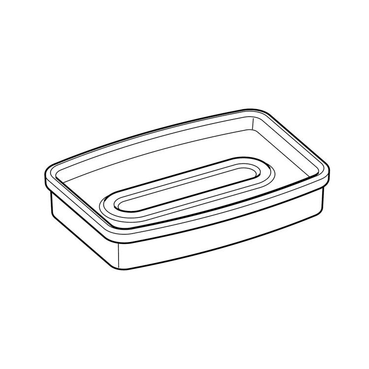 Keuco Seifenschale Ersatz, aus satiniertem Kristall 11655009000
