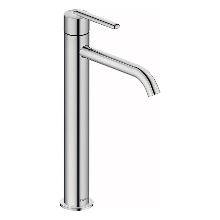 Duravit Einhebelmischer H. 30 cm für Waschbecken, MinusFlow und FreshStart, ohne Ablauf, Chrom-Finish BALCOON BA1043002010