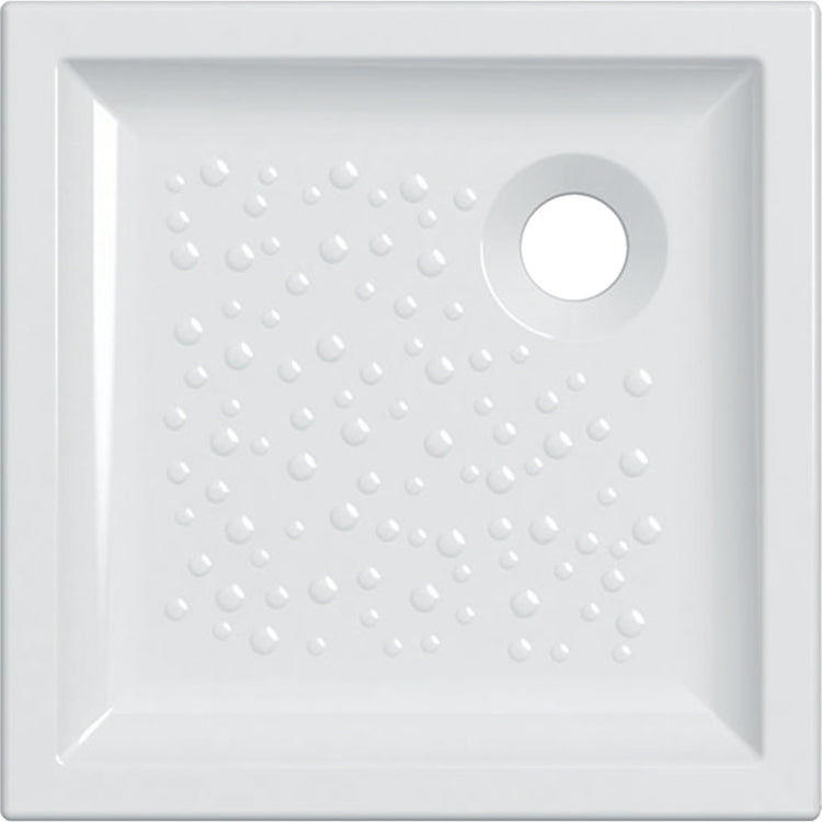 Geberit Quadratische Duschwanne 70 cm, Weiß, glänzende Oberfläche BASTIA 00720200000001