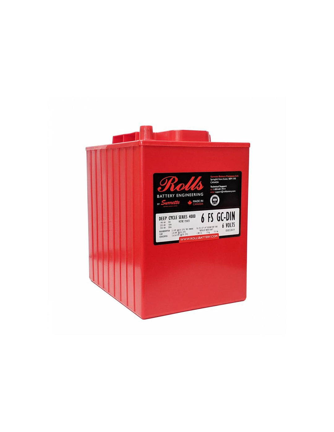 Batterie 250Ah 6V flooded deep cycle Rolls Battery