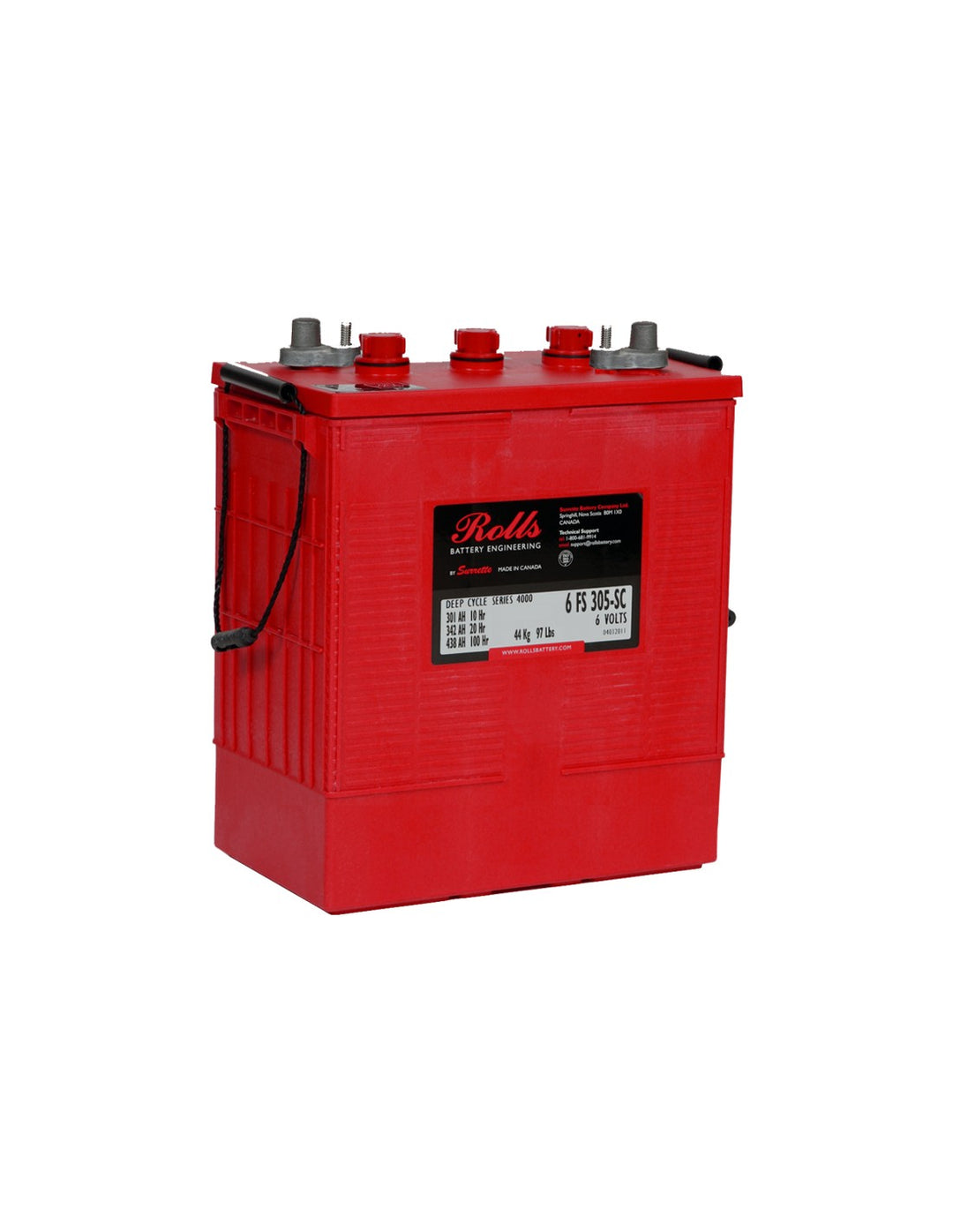Batterie 360Ah 6V flooded deep cycle Rolls Battery