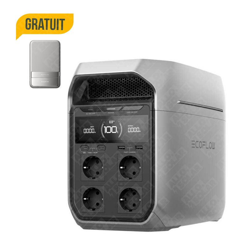 EcoFlow nomade 1800W - Stockage 1kWh - Delta 3 Plus