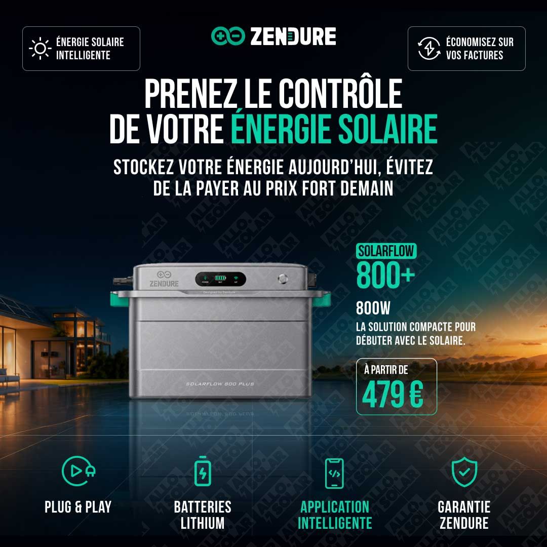 Zendure Plug and Play 1.92kWh - 2 MPPT - SolarFlow 800 Plu