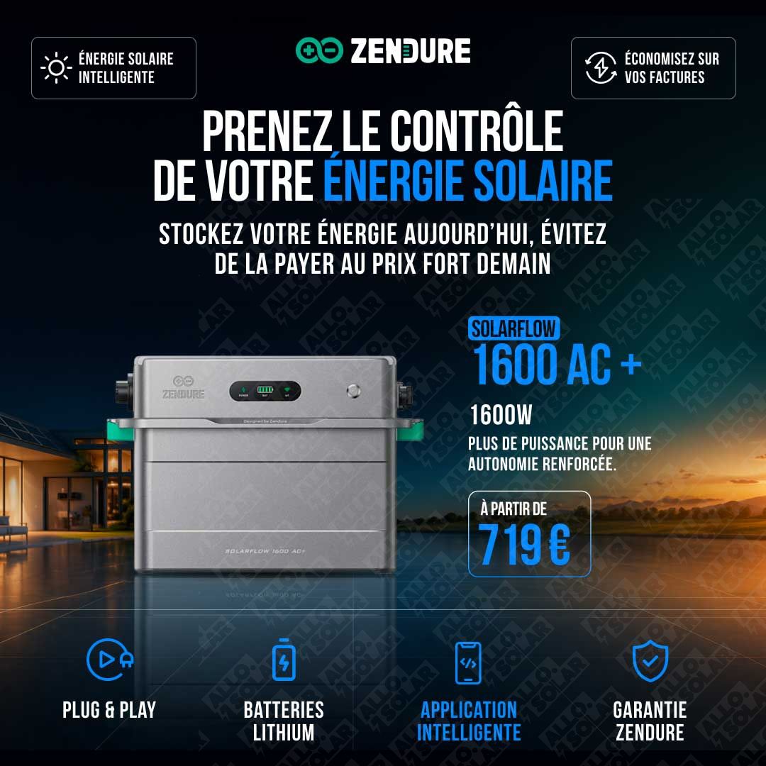 Zendure Plug and Play 1.92kWh - SolarFlow 1600AC+