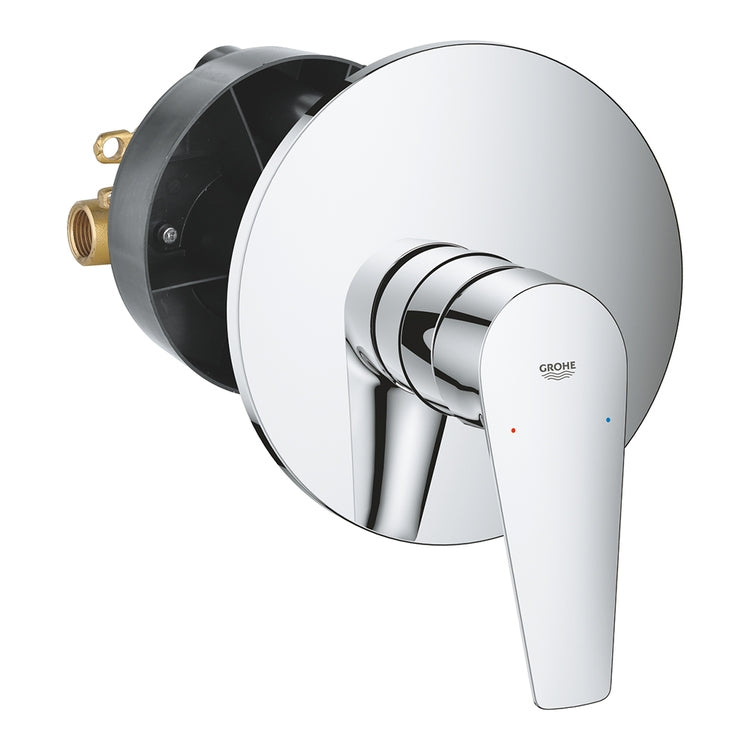 Grohe Einhand-Duschmischer zum Einbau, mit Unterputzkörper, Chromoberfläche BAUEDGE 29078001