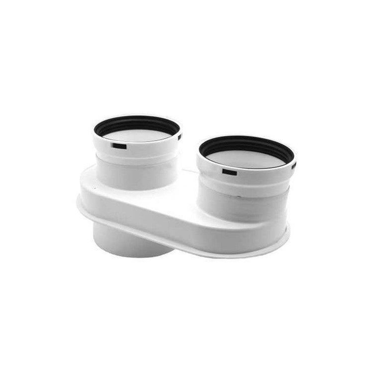 Baxi Kit getrennte Abgas- und Ansaugvorrichtung schwenkbar aus Polypropylen 7102689