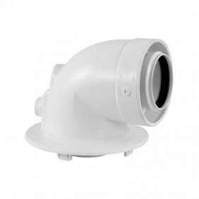 Baxi KA00049 90-Grad-Winkelstück Koaxial für Brennwertkessel 60/100