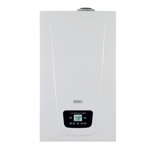 Baxi Brennwertkessel Luna DUO-TEC und 28 kW mit Erdgas-/LPG-Rauchkit