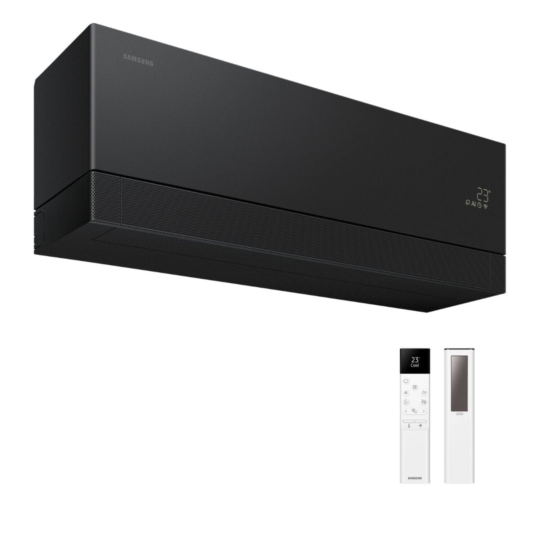 Samsung WindFree Première 7000+12000 BTU – Multisplit-Klimagerät (2 Innengeräte), 4/4,2 kW, R32, A+++/A++, WLAN, Anthrazit (Soapstone Charcoal)