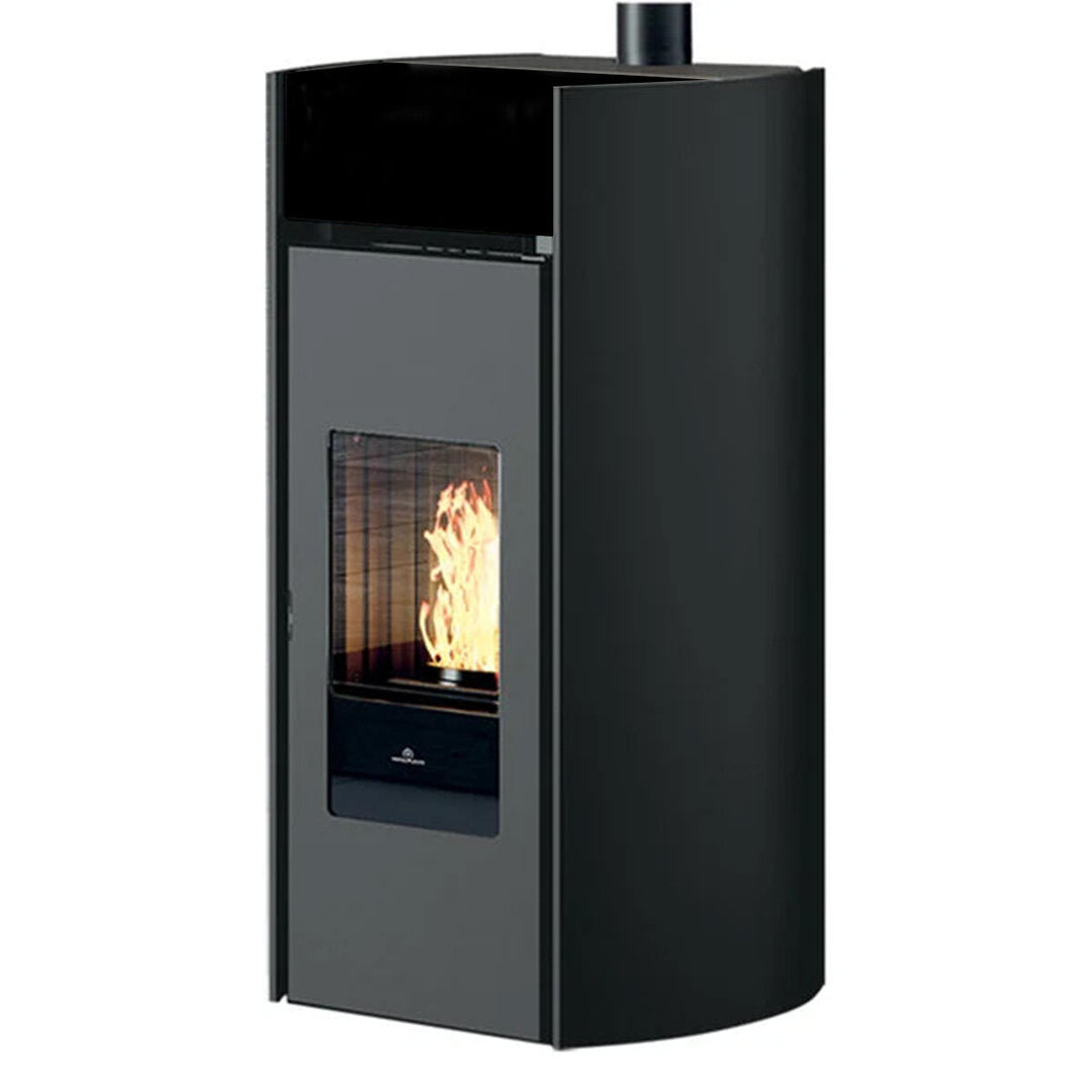 Edilkamin Myrna Q Plus cipria – Pelletofen, 12 kW, WLAN
