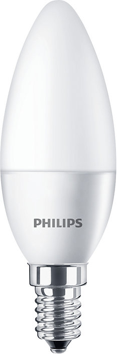 Philips LED-Kerzenlampe B35, 5,5 W, E14, 470 lm, 2700 K, matt
