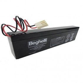 Beghelli PB 6V 4Ah Slim-Akku inklusive Verkabelung 8800 Batterie 6 V 4 Ah