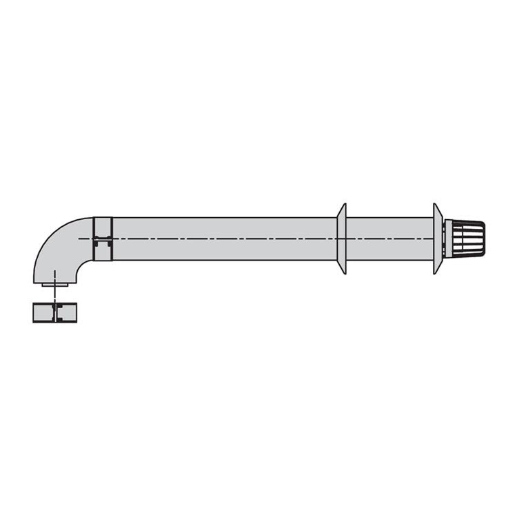Beretta Endkit horizontal Ø60/100 20163408