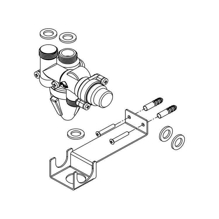 Beretta Kit Misch-/Umstellventil für Solarthermie für wandhängende Kombikessel, sofort 20035644