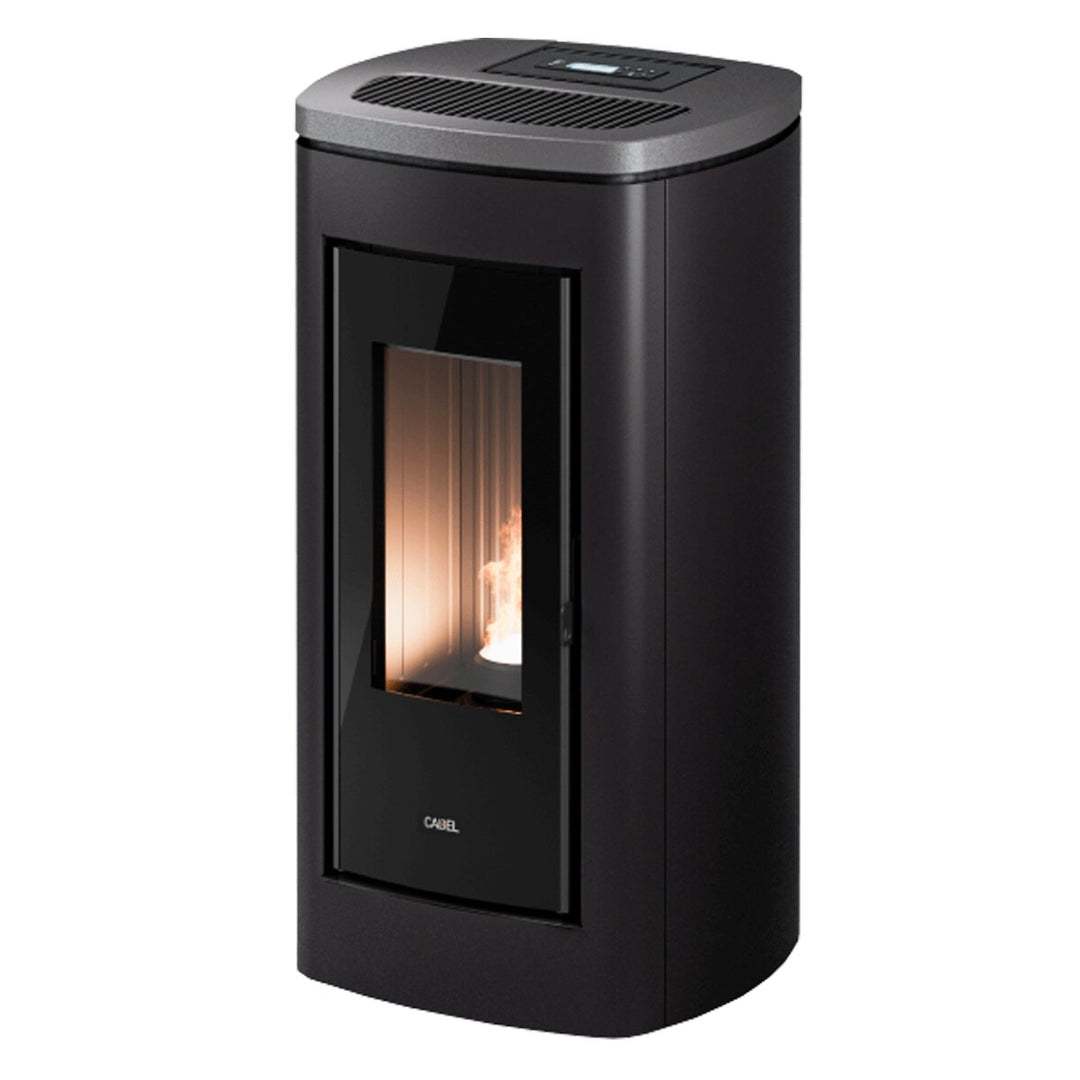 Cadel Eclipse Plus 11 – Pelletofen, 10,5 kW, WLAN, Anthrazit