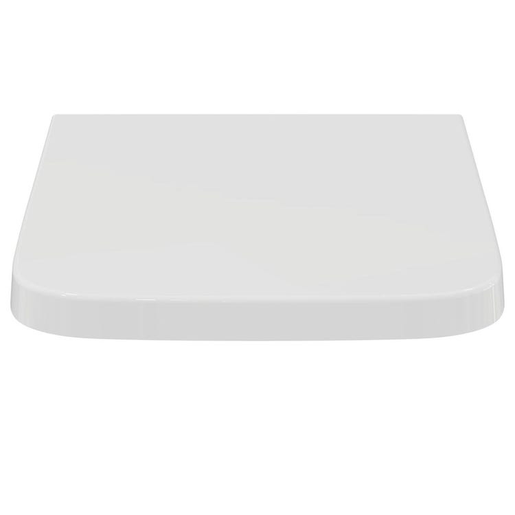 Ideal Standard Slim-Sitz für Blend Cube WC, mit Soft-Close-Funktion, Weiß glänzende Ausführung T392701