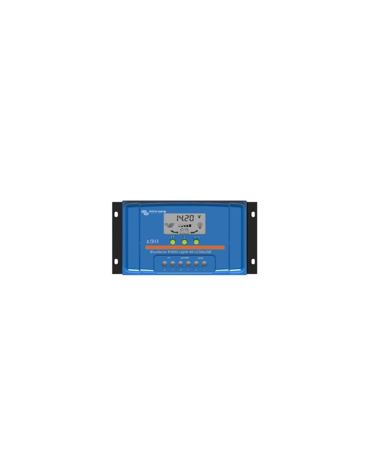 BlueSolar PWM LadeRegler 10A 48V Flüssigkristallbildschirm USB Victron Energy