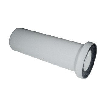 Bocchi Gerades Anschlussstück für Wand-Sanitäranlagen Wabi, Durchmesser 10cm, weiß NSWE1102
