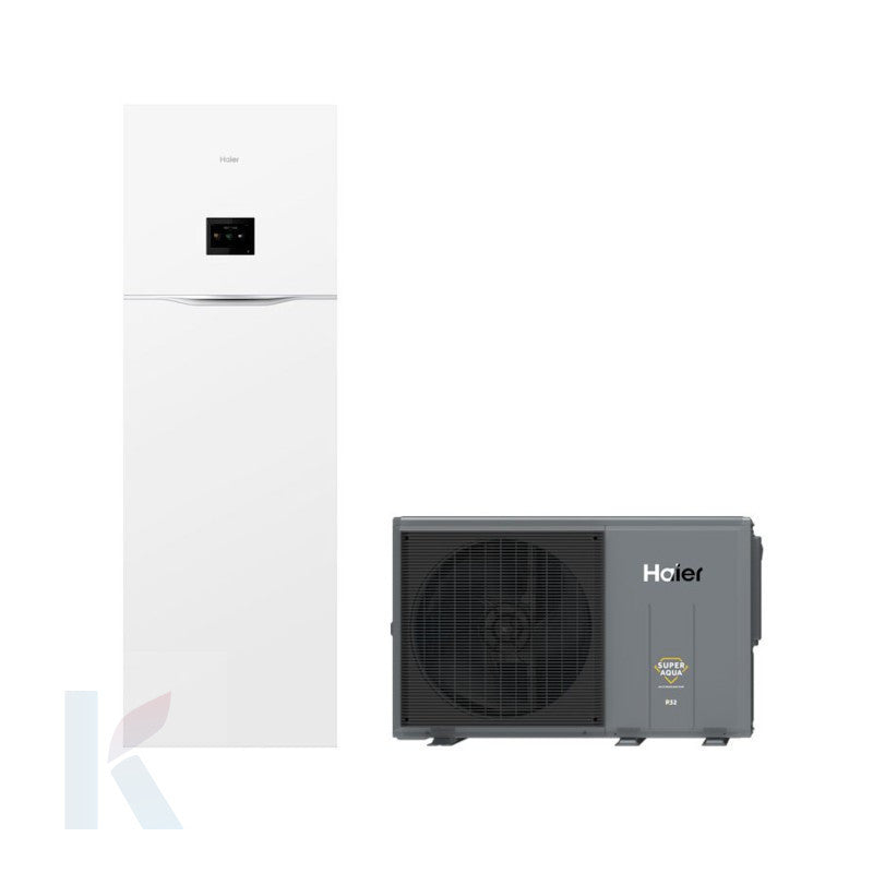 Solarics Haier AW102HUGHA + HU102WAHYA – Super Aqua GT Hidros All-in-One R290 Wärmepumpe