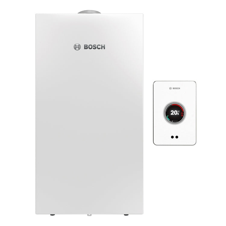 Bosch Condens Balkon GC2300W 24/30 C EXT - CT200 Wandhängender Kombi-Brennwertkessel für Heizung mit 24 kW und Warmwasser mit 30 kW, Steuerung CT200 enthalten 7735220154