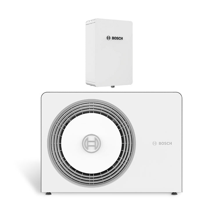 Bosch Wärmepumpe Compress 5800i AW mit 5 kW, mit vorverkabelter Wandbox zur Außenwandmontage, zum Kombinieren mit dem Kessel CSH5800iAW O 7736606961